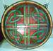 Celtic Round Window -- Tiffany Style